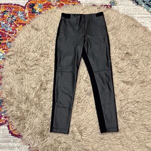 Betabrand faux leather pants size small